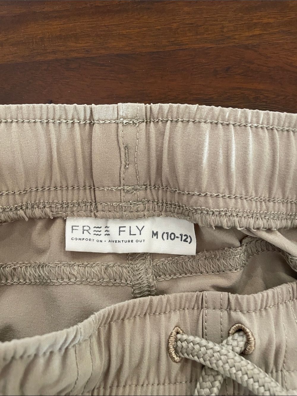 Free Fly Apparel Kids Taupe Elastic Waist Joggers